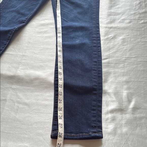 J Brand Ignite Dark Blue Denim Skinny Jeans Stretch Indigo Hue Sz 27 - Picture 6 of 15